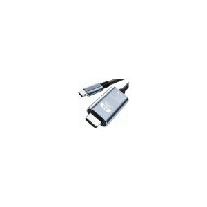 Heartz Usb-C To HDMI 4K UHD Görüntü Aktarıcı Kablo | Type-C To HDMI Adaptör | 3840x2160@30Hz | Macbook, Ipad, Samsung Dex, Laptop Uyumlu