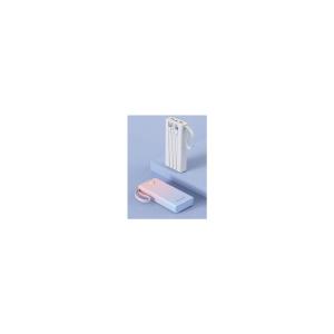Heartz 20000MAH 22.5W Hızlı Şarjlı Powerbank Dahili Type-C, Lightning ve USB Kablolu Pd 30W Taşınabilir Şarj Cihazı