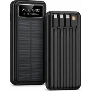 Deluxse 10.000 Mah Solar Panelli Powerbank – 22.5W Hızlı Şarj